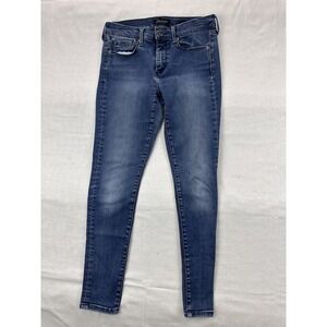 Banana Republic Premium Denim Skinny Jeans Medium Wash Blue Womens Size 27S